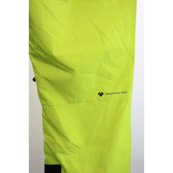 Obermeyer Mens Plus Force Pants Snow Ski Boarding Spark Yellow 2XL NWT MSRP $229 - Picture 5 of 9